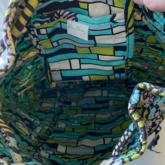 Vera Bradley island blooms drawstring bag - Picture 3 of 5